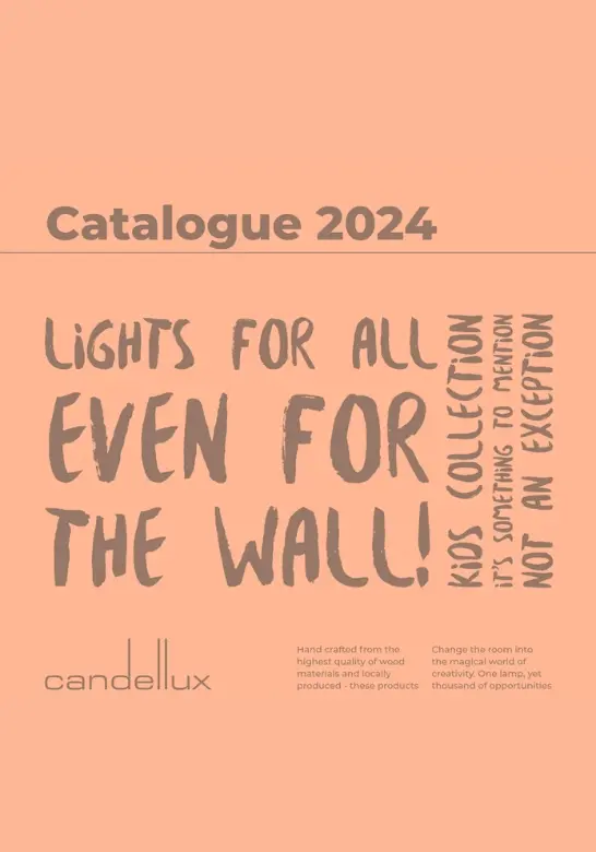 Candellux otroška svetila katalog 2024